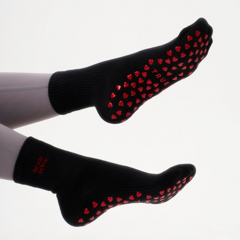 Be You, Be True Crew Grip Socks