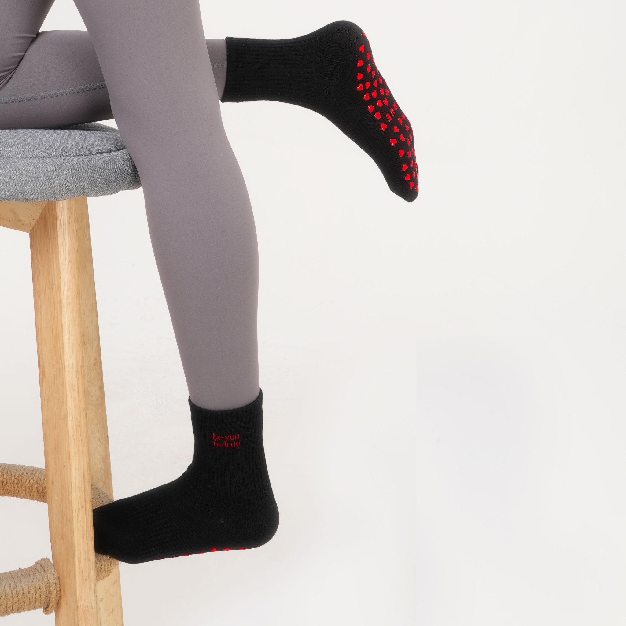 Be You, Be True Crew Grip Socks