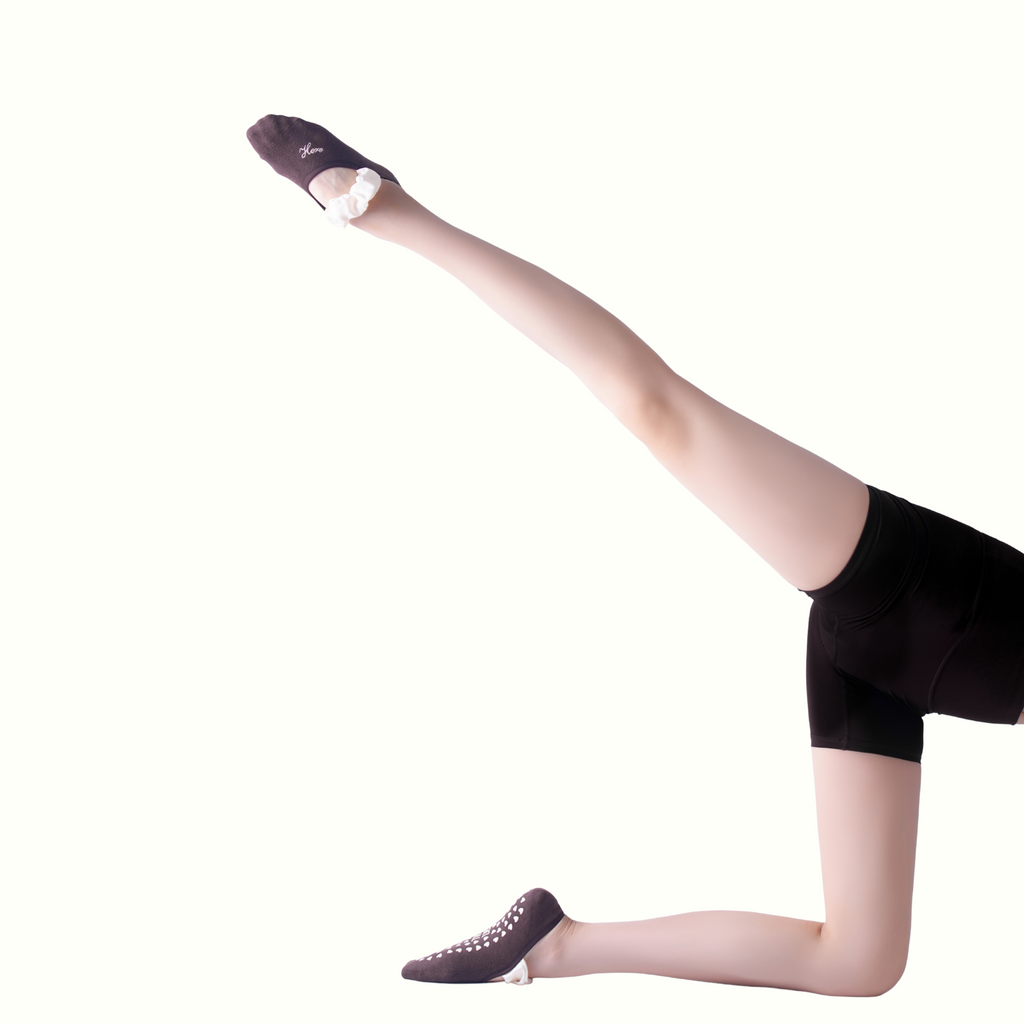 Espresso Ballet Grip Socks