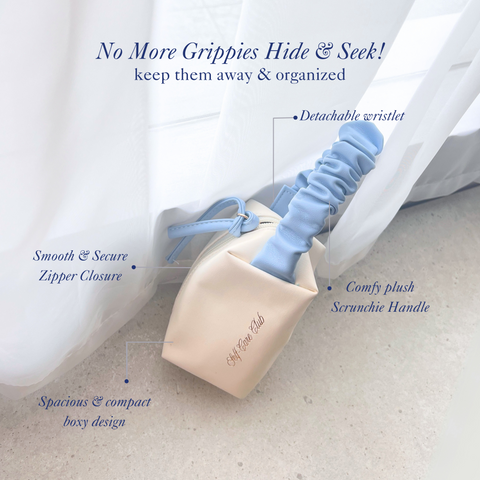 Anywhere Self-Care Pouch in Sky Blue